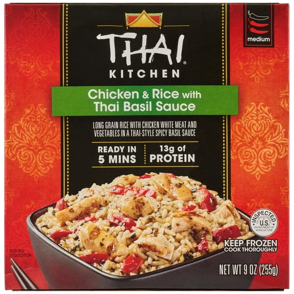 Thai Kitchen Chicken with Thai Basil Sauce Rice, 9.0 oz Cup