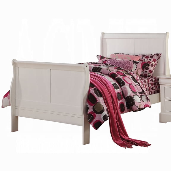 TK Louis Philippe III White Finish Full Bed