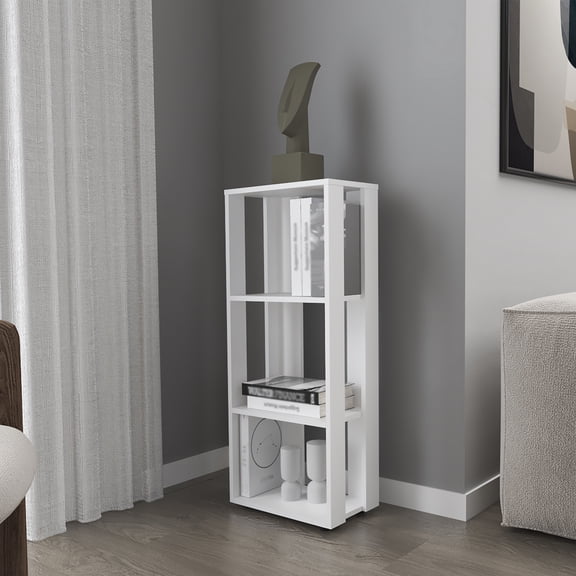 TK Newmanstown Bookcase Office White