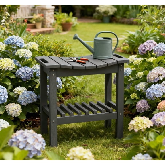 TK Non-Slip Pads Bench for Indoor Outdoor,Waterproof Shower Stool with Handle Storage Shelf Bench