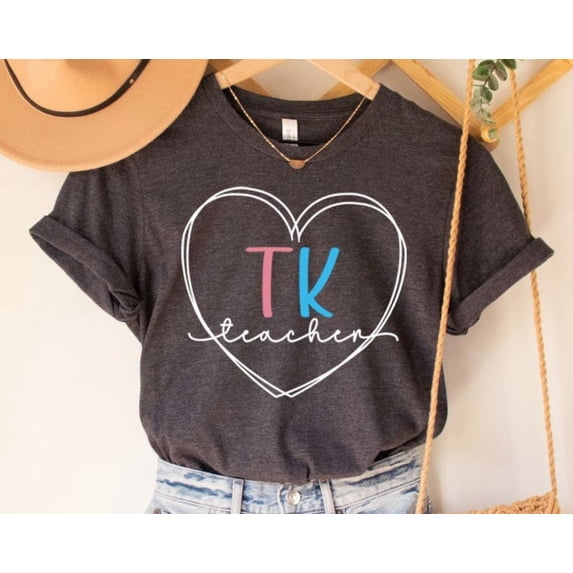 TK Teacher Transitional Kindergarten Prek Team Gift Print T-Shirt ...