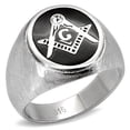 thumbnail image 1 of High polished (no plating) Stainless Steel Ring with Top Grade Crystal in Clear for Women Style TK02222, 1 of 1