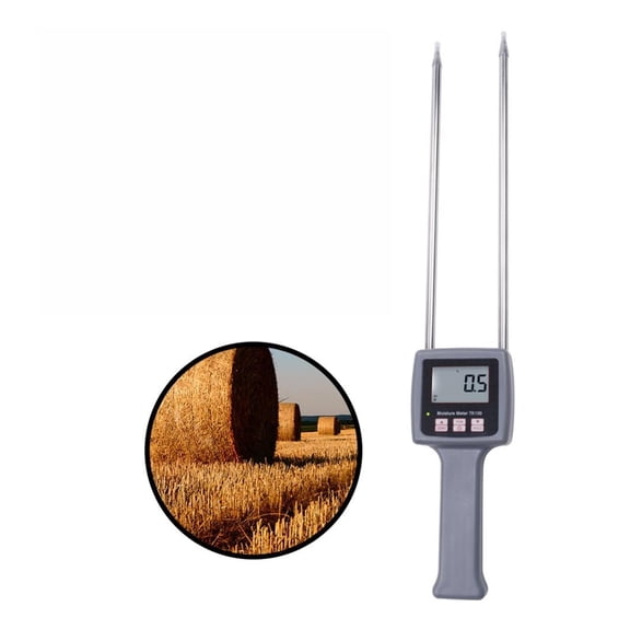 TK100 Portable Digital Multifunctional Moisture Meter for Grains,Chemical , Plastic Granule, Soap Powder, Soil