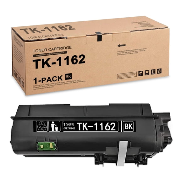 TK1162 1TO2RYOUSO Black Toner Cartridge 1 Pack Replacement for Kyocera P2040 Printer