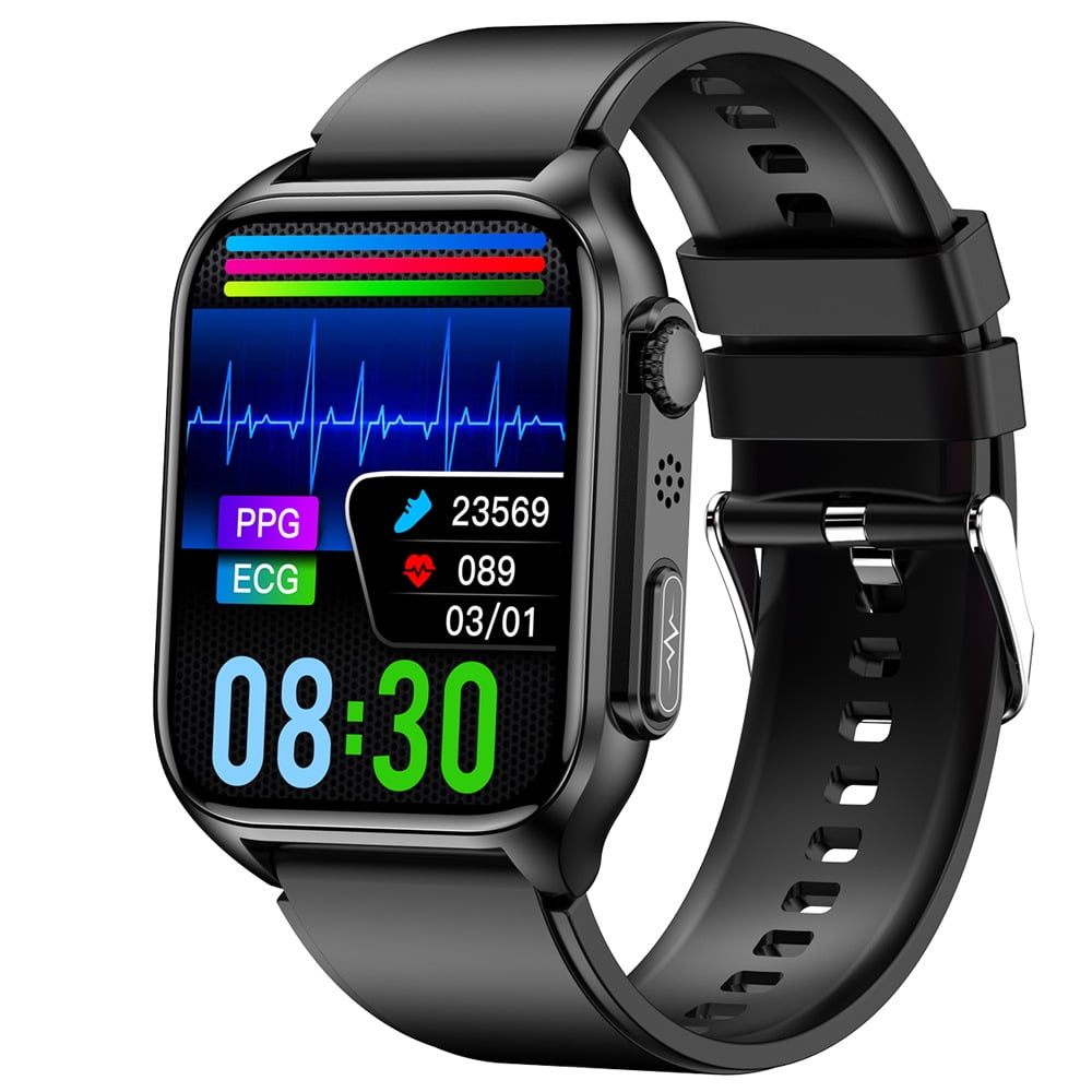 LAATIKUI smart watch TK12 Bluetooth sports mode 1.96-inch fitness exercise tracker answering/calling/smart reminder