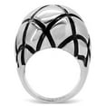 thumbnail image 1 of High polished (no plating) Stainless Steel Ring with No Stone for Women No Stone Stone Color Style TK139 Size 5, 1 of 4