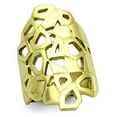 thumbnail image 1 of IP Gold(Ion Plating) Stainless Steel Ring with No Stone for Women Minimalist Theme No Stone Stone Color Style TK1446 Size 6, 1 of 4
