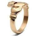 thumbnail image 1 of IP Rose Gold(Ion Plating) Stainless Steel Ring with No Stone for Women Celtic Theme No Stone Stone Color Style TK160R Size 10, 1 of 3