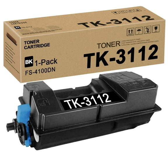TK3112 TK-3112 1T02MT0US0 Toner Cartridge (Black,1 Pack) Replacement for Kyocera FS-4100DN Toner Kit Printer