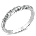 thumbnail image 1 of TK3259 - High polished (no plating) Stainless Steel Ring with AAA Grade CZ in Clear, 1 of 1