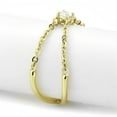 thumbnail image 1 of TK3627 - IP Gold(Ion Plating) Stainless Steel Ring with AAA Grade CZ in Clear, 1 of 1