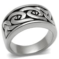 thumbnail image 1 of TK381 - High polished (no plating) Stainless Steel Ring with No Stone, 1 of 1