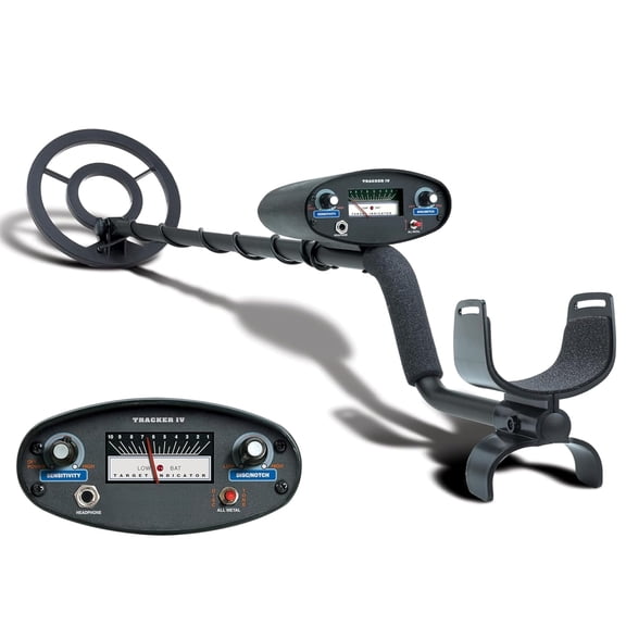 TK4 Tracker IV Metal Detector – All-Terrain Gold, Silver, Coin & Relic Finder with 8" Waterproof Coil, 3 Detection Modes – for Adults & Kids