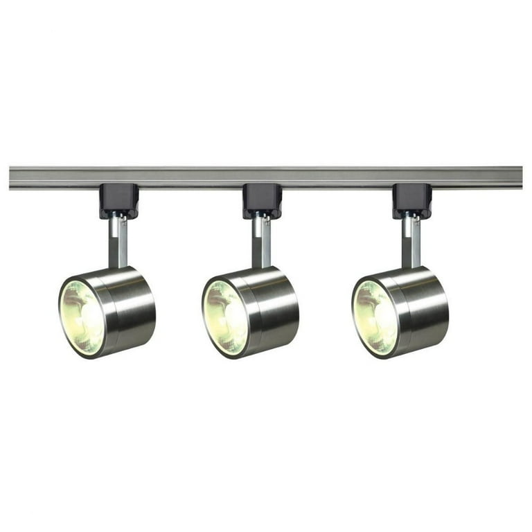 Cheapest 3-Light LED Track kit Nickel Finish