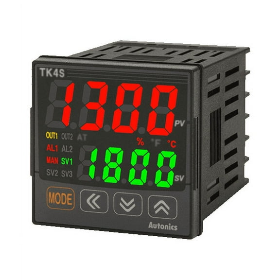TK4S-14CN Autonics Temp Control, 1/16 DIN, 1 Alarm, Current or SSR Drive Output, 100-240VAC, Temp Control