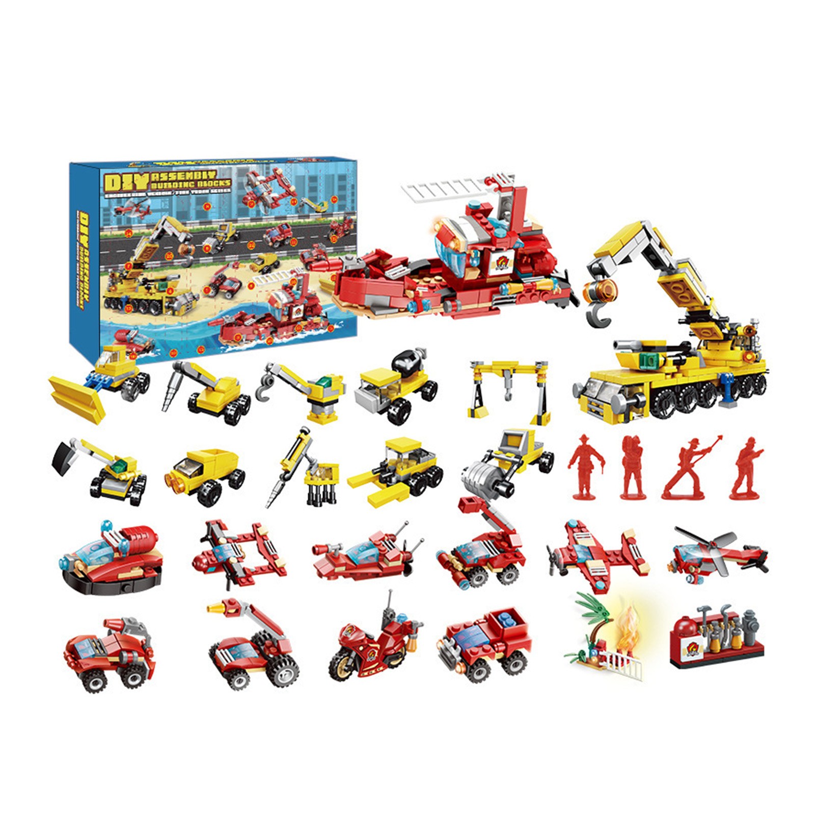 TKBABEUE Christmas Calendar Advent 2024 Building Blocks for Kids Ages 4