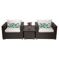 thumbnail image 1 of TKC Belle 3 Piece Outdoor Wicker Sofa Set in Beige, 1 of 2