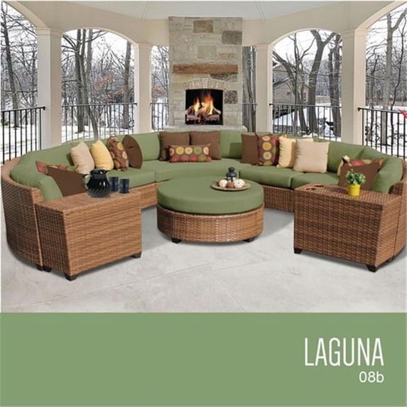TKC Laguna 8 Piece Outdoor Wicker Patio Furniture Set