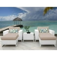 thumbnail image 1 of TK Classics Miami 5 Piece Outdoor Wicker Patio Furniture Set 05e, 1 of 3
