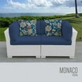 thumbnail image 1 of TKC Monaco Patio Wicker Loveseat in Blue, 1 of 2