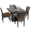 thumbnail image 1 of TKC Napa Square Outdoor Patio Dining Table with 4 Chairs, 1 of 1