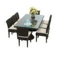 thumbnail image 1 of TKC Venice Rectangular Outdoor Patio Dining Table with 8 Armless Chairs, 1 of 1