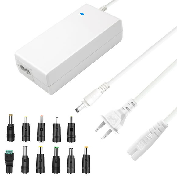 TKDY 12V Monitor Charger AC Adapter, 12Volt 5A Power Supply for 3D Printer, Desktop LCD Monitors CCTV Security Camera DVR NVR LED Light Strips Other 12 Vdc Devices with US Plug 11 DC Connector
