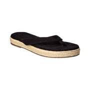 TKEES Hera Suede Platform Flip Flop, 11, Black