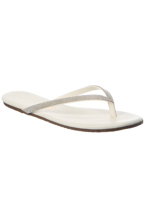 Infinity Lily Leather Sandal, 9, White