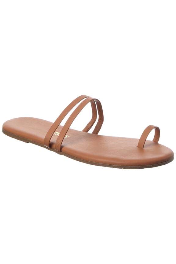 Leah Leather Sandal, 9, Brown