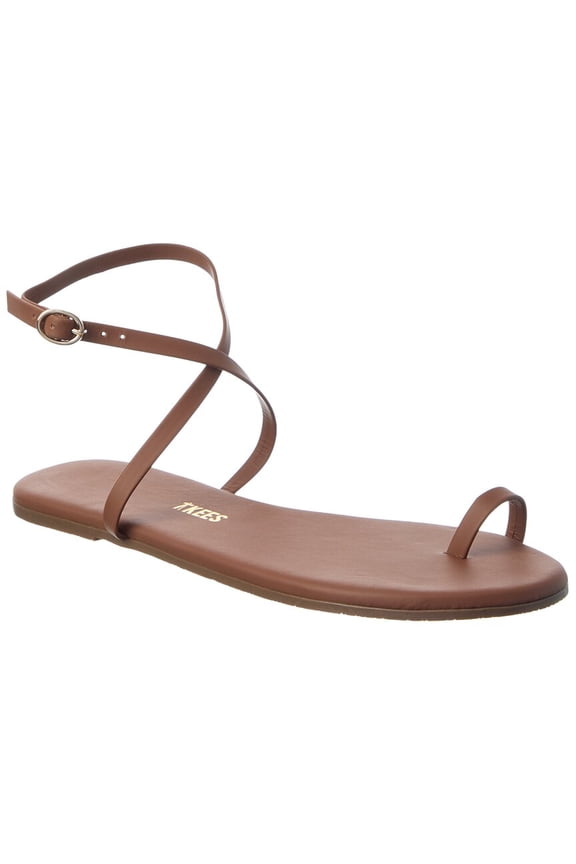 Phoebe Leather Sandal, 10, Brown