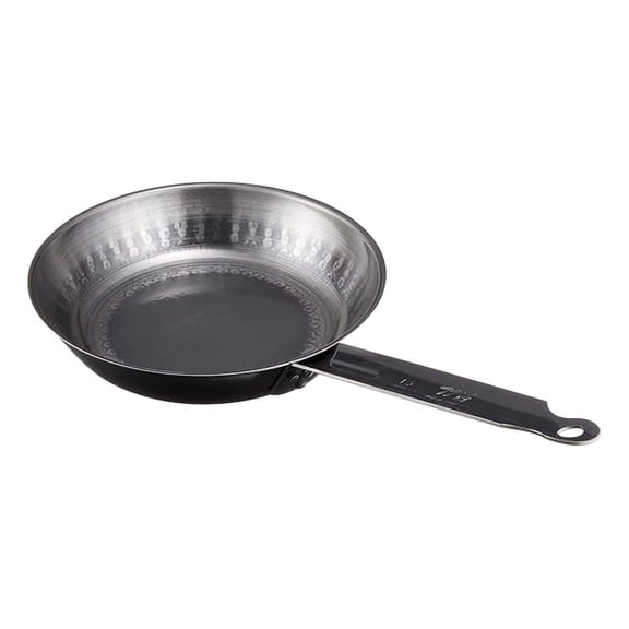 TKG Corporation AFL0901 Blue Temper Hammer Frying Pan, 8.3 inches (21 cm), Blue Temper Wood, Made in Japan