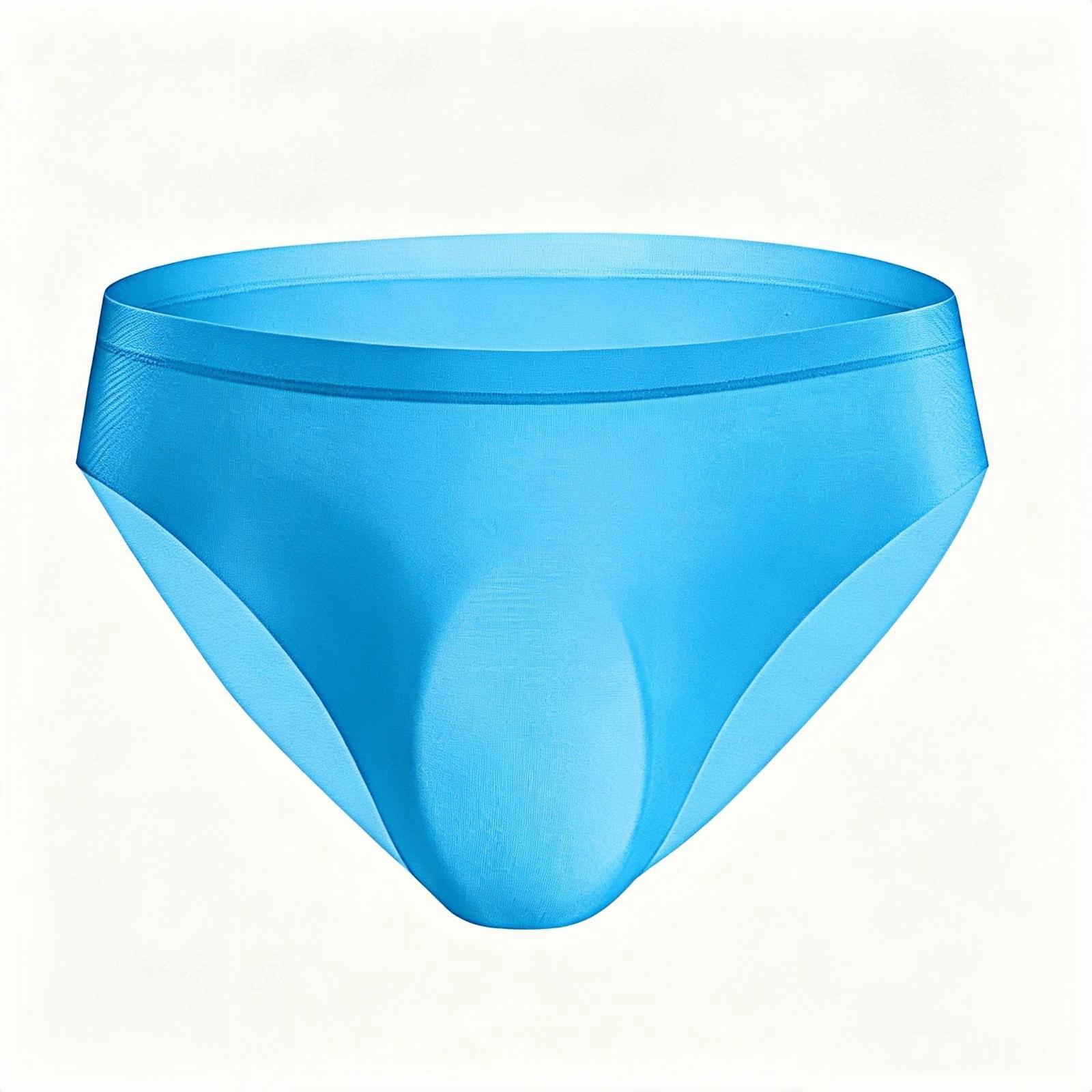 Triangle Snacks TKKCS Men Solid Seamless Triangle Briefs- Breathable Stretch Daily Wear ...