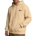 thumbnail image 1 of TKKCS Mens Pullover Hoodie with Kangaroo Pocket- Casual Loose Fit Drawstring Long Sleeve Soft Hooded Sweatshirt Brown Size 4XL, 1 of 7