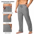 thumbnail image 1 of TKKCS Mens Sweatpants With Drawstring- Joggers Regular Fit Gym Elastic Waist Open Bottom Workout Pants With Pockets Dark Gray Size 2XL, 1 of 7