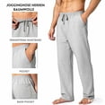 thumbnail image 1 of TKKCS Mens Sweatpants With Drawstring- Regular Fit Open Bottom Joggers Gym Elastic Waist Workout Pants With Pockets Gray Size 2XL, 1 of 7
