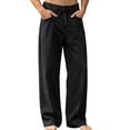 thumbnail image 1 of TKKCS Mens Washed Straight Leg Jeans- Relaxed Fit Zip Button Fly Wide Leg Casual Denim Pants Black Size 3XL, 1 of 7