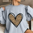 thumbnail image 1 of TKLPEHG Valentines Day Sweatshirts For Women Crewneck Sweatshirt Casual Dressy Long Sleeve Lightweight Heart Print Graphic Tops Loose Pullover (Gray,XL), 1 of 4