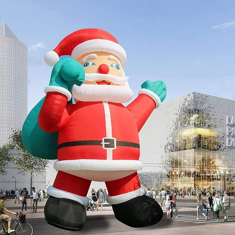 Inflated santa claus discount