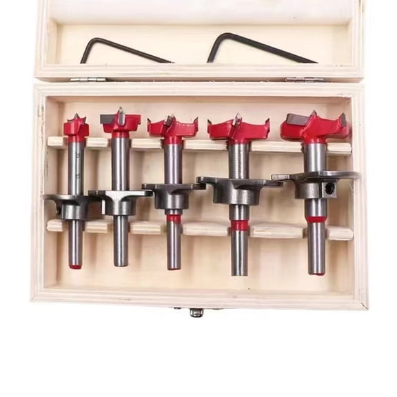TKORW Dowel Drill Wood Drill Set Versatile Drill Adjustable Depth Precision Engineering Versatile Adjustable Depth Control Crafted They Precision Engineering 5 Pcs 15 mm 35 mm 45 mm