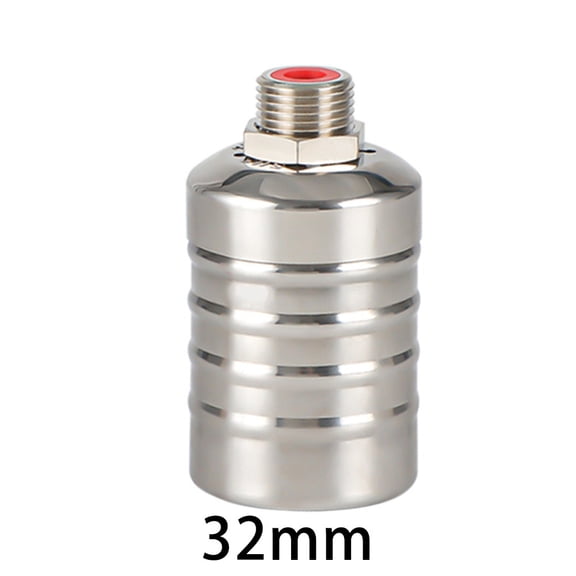 TKORW for Reliable Water Level Control with Stainless Steel Automatic Float Valve Automatic Water Saving Level Controller Construction Installation Versatile Saving Controller Sliver Fitment 1 Pc