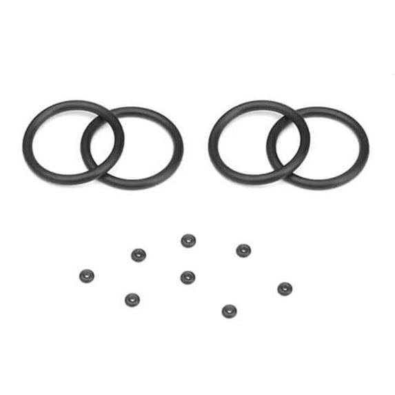 TKR8725 TEKNO Emulsion O-ring Set (4 Cap Seals, 8 Emulsion Screw O-Rings) for TKR8702 Shock Cap