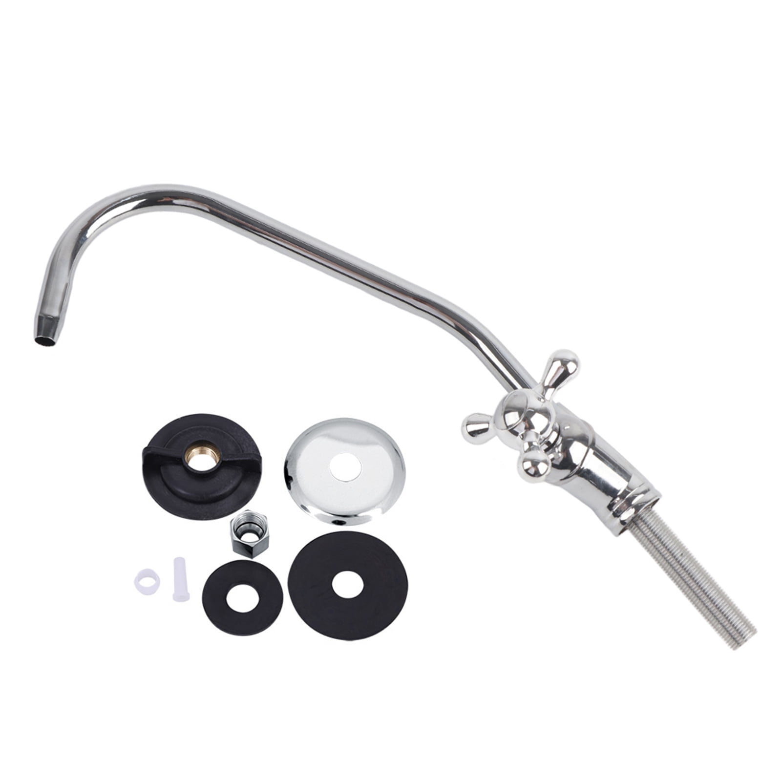 TKSE Drinking Water Filter Tap, 1/4'' Zinc Alloy Kitchen Faucet Tap Chrome Reverse Osmosis RO