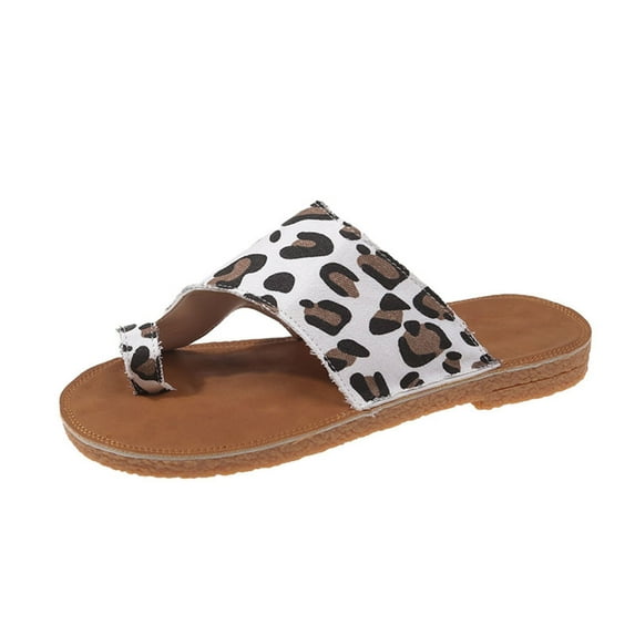 TKYCMSUAKI Bunion Sandals For Women Dressy, Comfort Bunion Corrector Flat Shoes,Flat Sandals for Women, Comfortable Orthopedic Toe Ring Slides Flip Flops