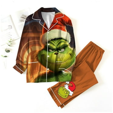 TKing Fashion Christmas Pajamas for Women 2 Piece Womens Grinch Pajamas ... image.