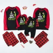 TKing Fashion Grinch Holiday Christmas Pajamas Family Matching Pjs Set Xmas Jammies for Couples Youth Baby, 18 Months Baby