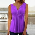 TKing Fashion Womens Summer Plus Size Tunic Tank Tops Sleeveless Casual