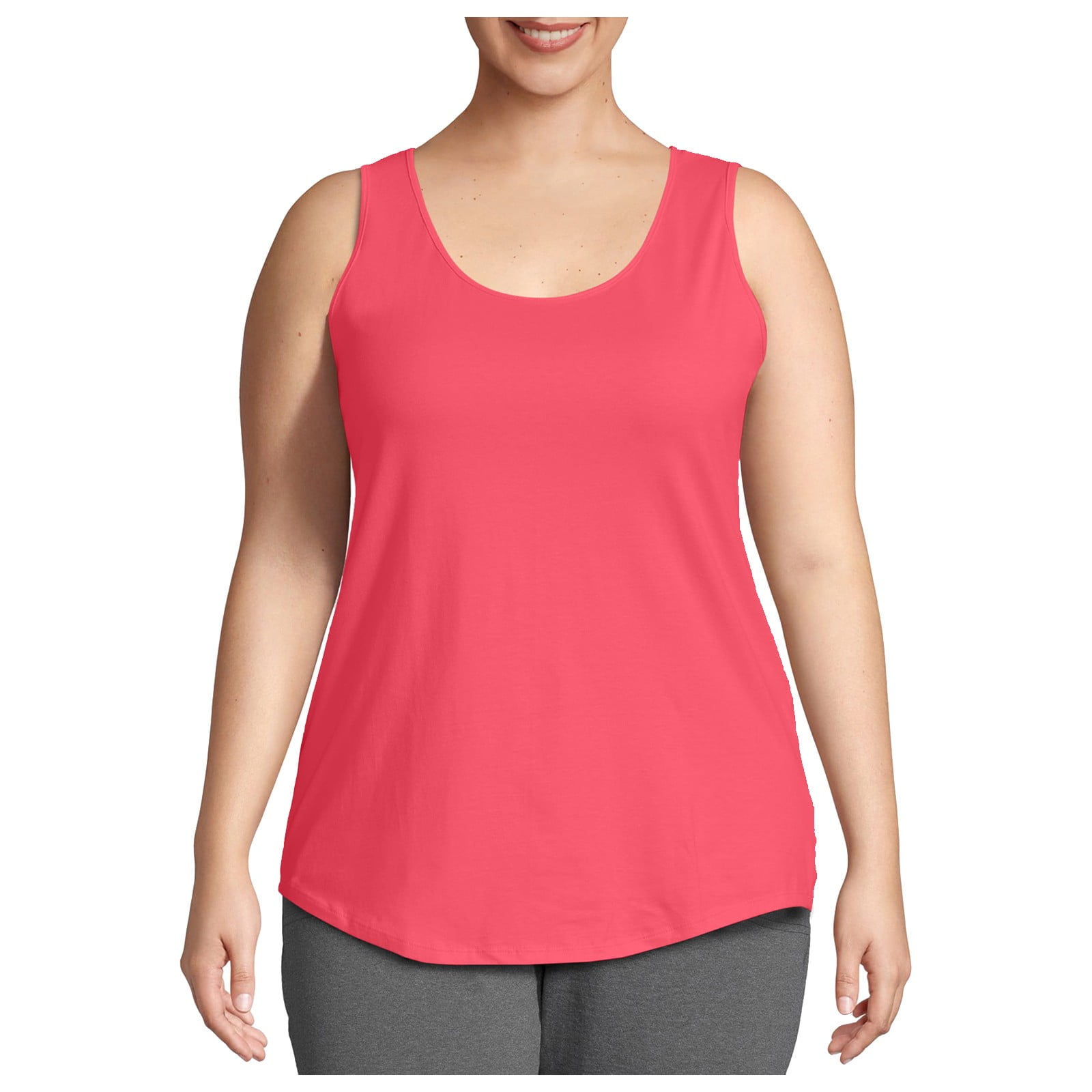 Women's Plus Size V-Neck Tank Top | Sleeveless Loose Blouse For Office & Casual Wear - View #6