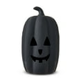 thumbnail image 1 of Paper Mache Pumpkin Black Tabletop Decor, 12" Height, Fall by Way To Celebrate, 1 of 5
