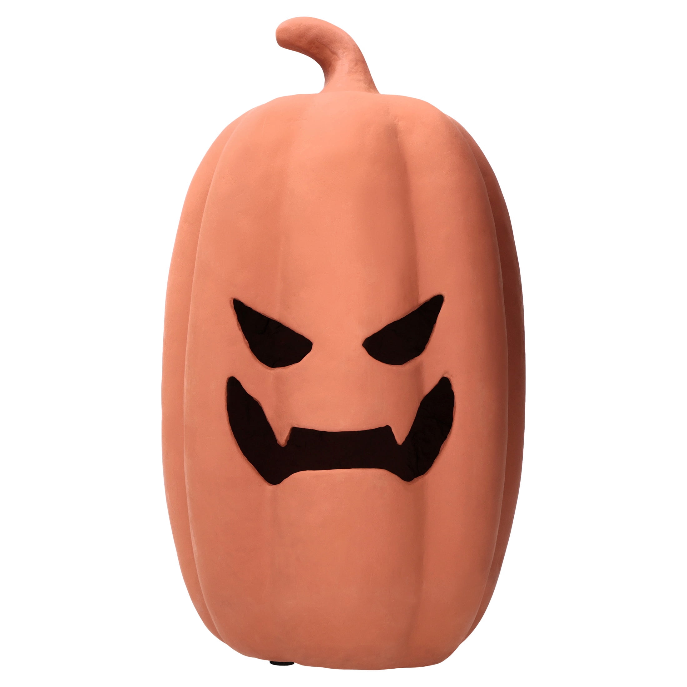 Paper Mache Jack-o'-Lantern Decoration, Brown, 12.6", Halloween by Way To Celebrate